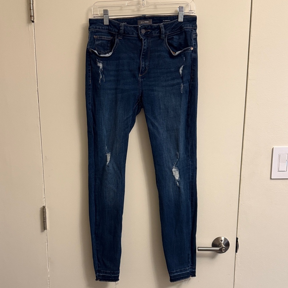 DL1961 Dark Blue Florence Skinny Jeans